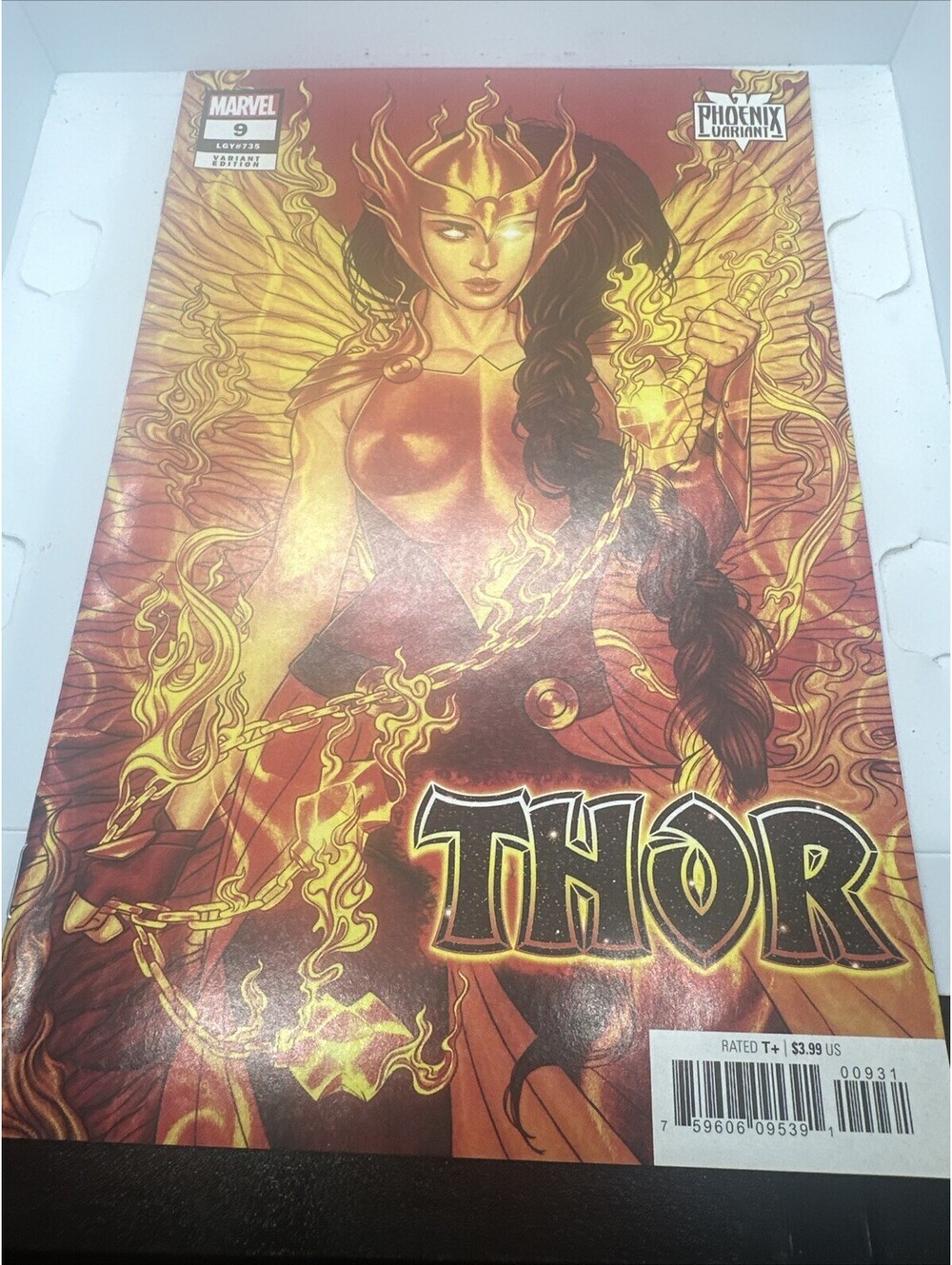 Mighty Thor #9 735 Phoenix Cover Marvel Comics 2021 Newstand Version Edition